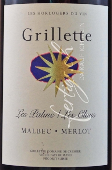 Malbec-Merlot "Les Palins / Les Clous", Grillette Domaine de Cressier