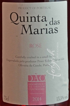 Rosé DOC, Dao - Quinta das Marias
