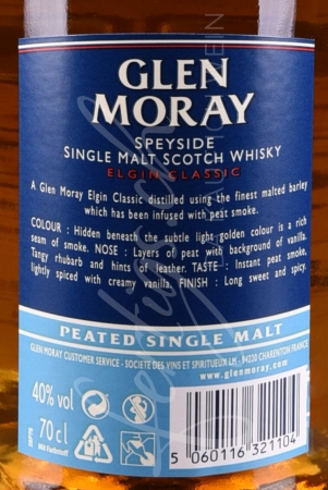 Preview: Glen Moray, Whisky Malt Elgin Classic Peated