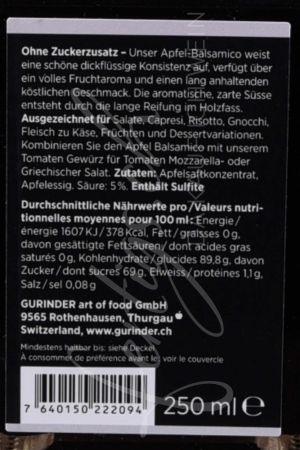 Preview: Apfel Balsamico, dickflüssig (250 ml) - Gurinder