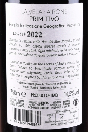Preview: La Vela Primitivo