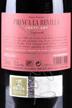 Preview: Phinca La Revilla Tinto, DOCa Rioja, BIO