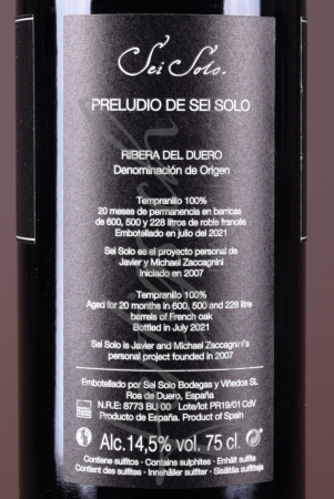 Preview: Preludio de Sei Solo, Magnum, Ribera del Duero DO