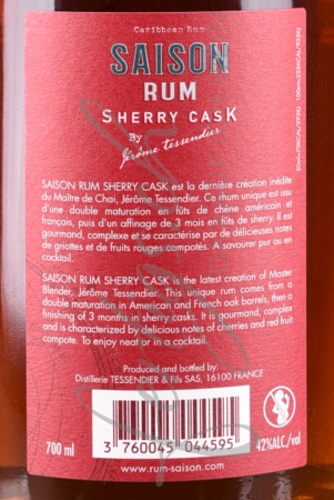 Preview: Saison Rum Sherry Cask