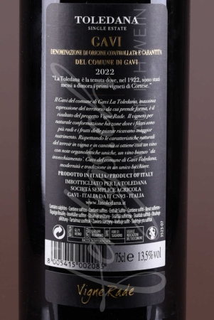 Preview: La Toledana Vigne Rade di Gavi, DOCG