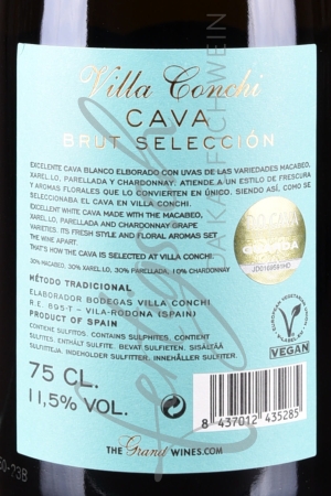 Preview: Villa Conchi Brut Seleccion, Cava