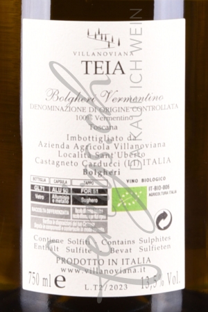 Preview: Teia Vermentino, Bolgheri DOC (BIO)