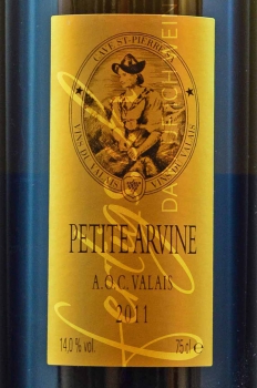 Preview: Petite Arvine A.O.C., 50 cl Cave St. Pierre