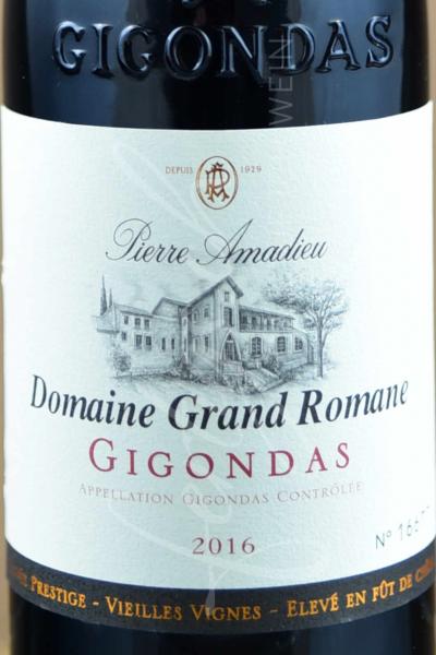 Gigondas AC, Domaine grand Romane