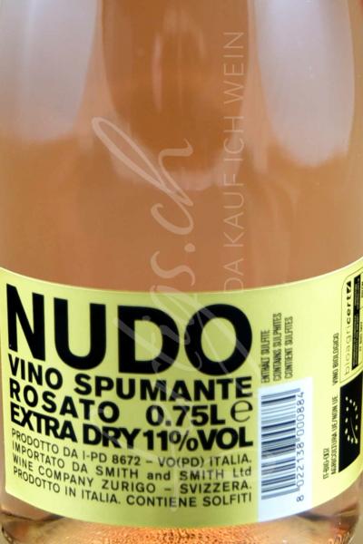 NUDO Rosato Magnum extra dry, Spumante IGT Bio