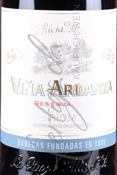 Ardanza Magnum, Rioja DOCa Reserva, la Alta