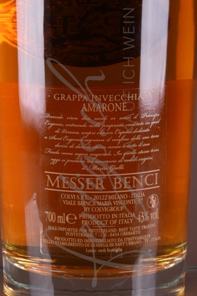 Grappa di Amarone Invecchiata