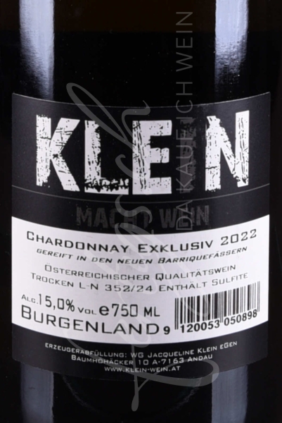 Chardonnay Exklusiv, Jacqueline Klein