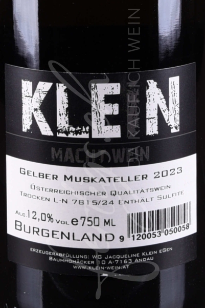 Gelber Muskateller, Jacqueline Klein