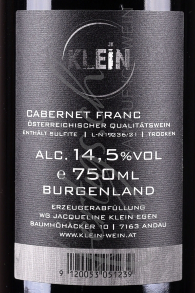 Cabernet Franc, Jacqueline Klein