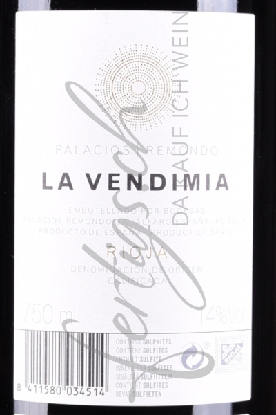 Rioja La Vendimia DOC, Remondo Palacios