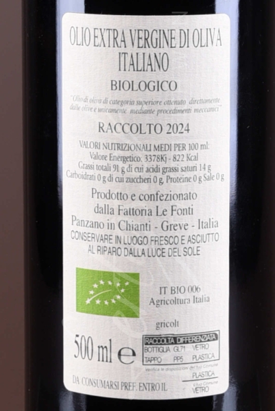 Olivenöl extravergine, Toscana 50 cl, Le Fonti