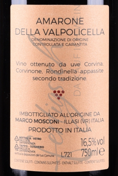 Amarone della Valpolicella DOC - Mosconi