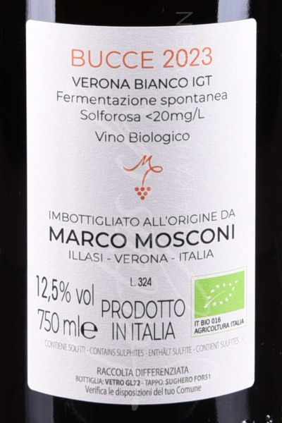 Bucce, Verona Bianco igt - Mosconi (BIO)