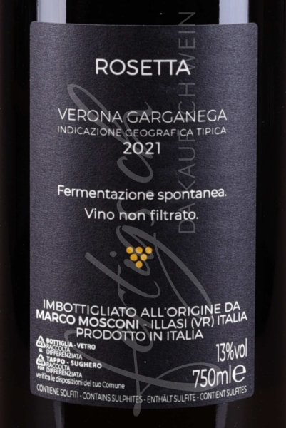 Rosetta Verona Garganega IGT (Soave) - Mosconi (BIO)