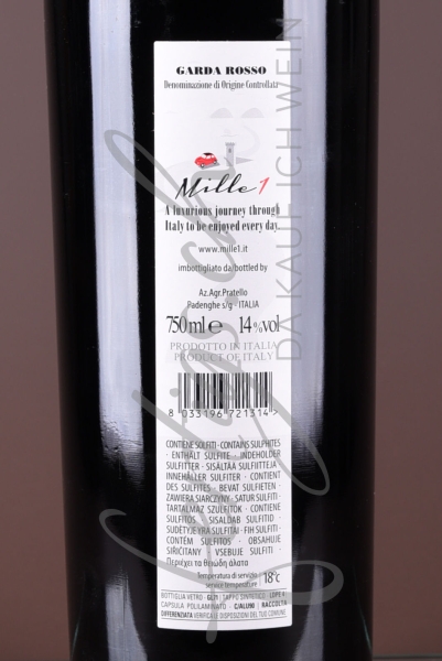 Mille 1 Magnum, Garda rosso DOC
