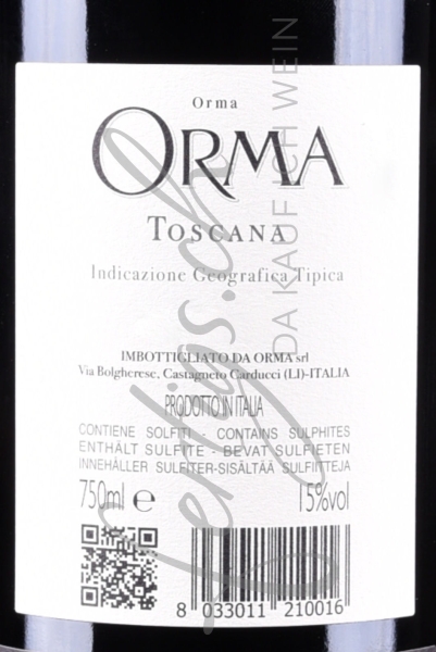 Orma, Toscana IGT