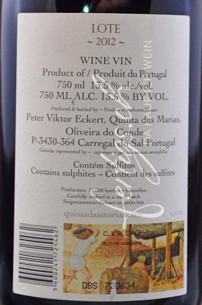Lote Riserva DOC, Dao - Quinta das Marias