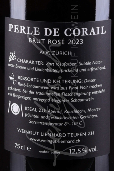 Perle de Corail, Weingut Lienhard
