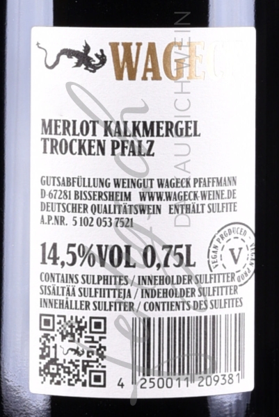 Merlot Bissersheim - Wageck