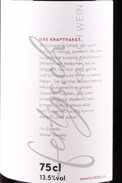 Ocioto, Cuvée Rot, AOC Zürich